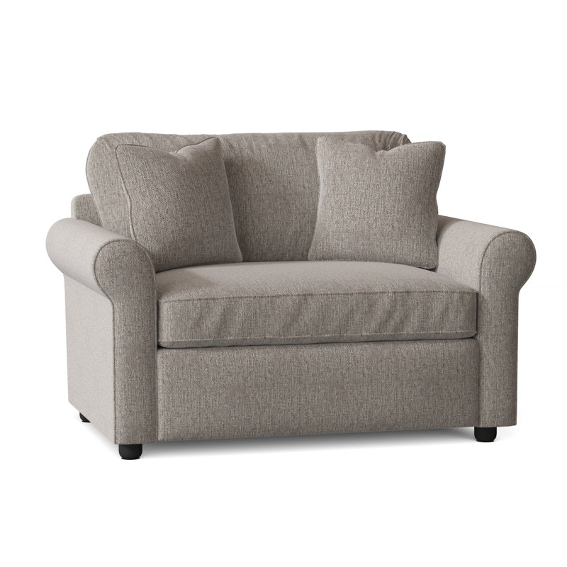 Warrington Upholstered Accent Chair, Drusky Twig Sustain® Basketweave