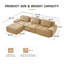 Canapé modulaire en L capitonné de style l 115,3 po x P 69,7 po x H 27,1 po Avery-129124368