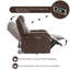 Fauteuils inclinables électriques en simili cuir pour adultes-254085647