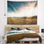 Tapisserie paysage au-dessus des montagnes au coucher du soleil-28488347