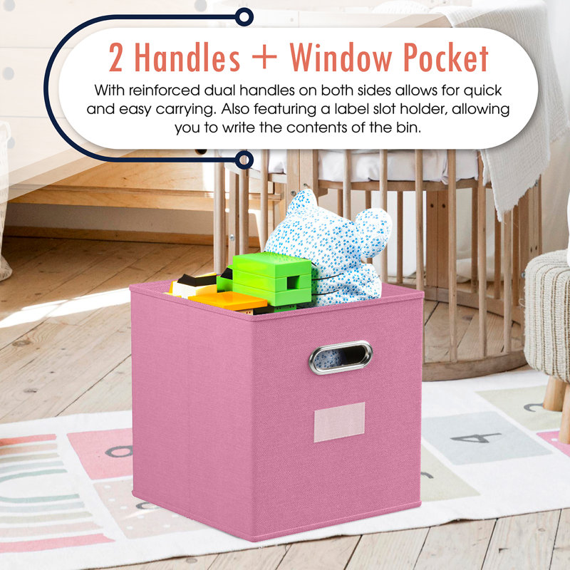 Bac en carton pliable, Rose