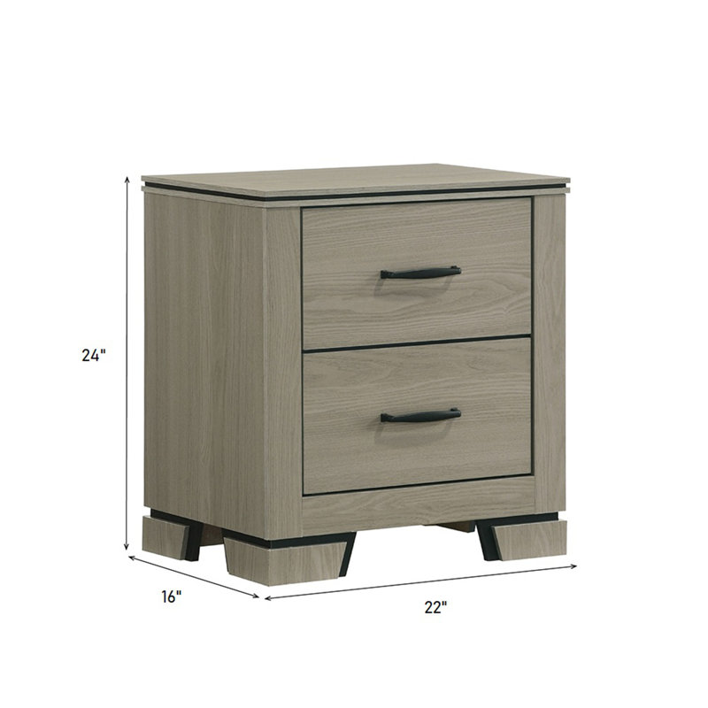 Modern Transitional  Nightstand