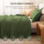 Ensemble de couvre-lit 3 pièces XAKING - Ensemble de courtepointe légère en microfibre réversible et respirante avec 2 taies décoratives-128874246-129490995