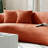 101.3"Boucle Curved Half - Moon 5 - Seater Sofa, Modern Leisure Couch For Living Room Gatherings & Stylish Lounging-1300409508