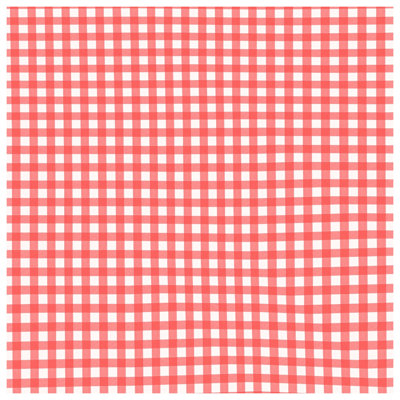 Red White Gingham Pattern Comforter