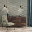 Fusion Geometric Motif 32.97' L x 20.87" Wallpaper Roll-1984203366