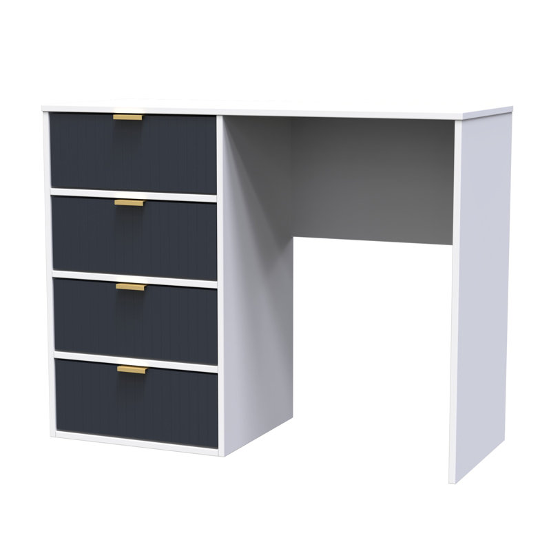 Beranda Dressing Table, Indigo Matt/White