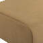 Canapé modulaire en velours brun Zenith Zenith-120199136-120199137