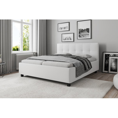 Paloma Upholstered Ottoman Bed with Mattress