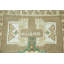 Brun clair géométrique noué à la main de forme rectangulaire 1 pi 8 po x 2 pi 6 po tapis décoratif Schoharie