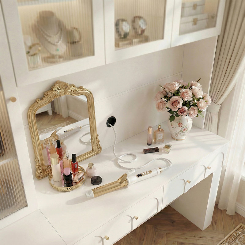 Versatile Vanity Desk With Massive Storage
