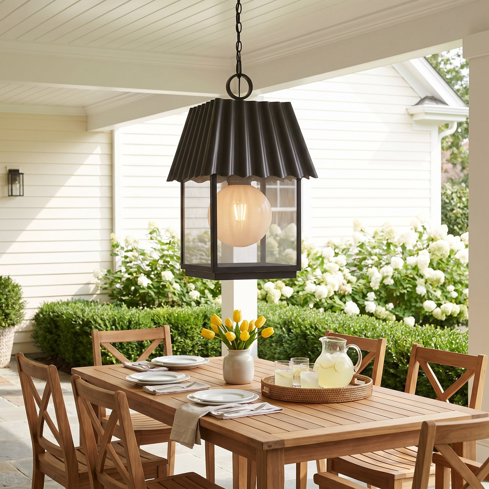 Godin Outdoor Hanging Lantern, Oil Rubbed Bronze