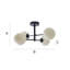 Demetro Glass Semi Flush Mount-338361223