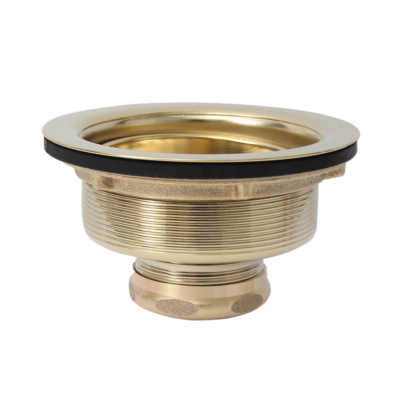 Drain pour évier de cuisine Bracket Strainer, Laiton poli