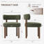 Chaise d'appoint rembourrée en bois massif-1013214865