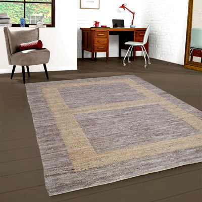 Tapis gris zone soumak Swisher