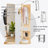 360° Rotating Full Length Mirror With Storage Shelf, Floor Mirror For Bedroom, Living Room-1635714428