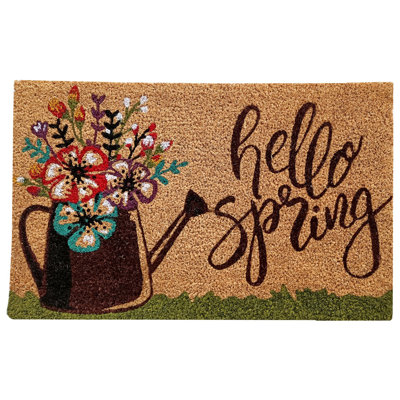 Aixa Non-Slip Floral Doormat
