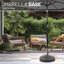 Base de parasol d'extérieur autoportante ronde et autoportante de poids américain 80 lb-1053787749