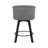 Swivel Counter Stool With Upholstered Seat And Metal Frame,Set Of 6-590725161