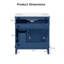 Meuble-lavabo moderne de 30 po avec lavabo en céramique, armoire de rangement à fermeture en douceur, tiroirs profonds et standards pour les petites salles de bain-1701258376