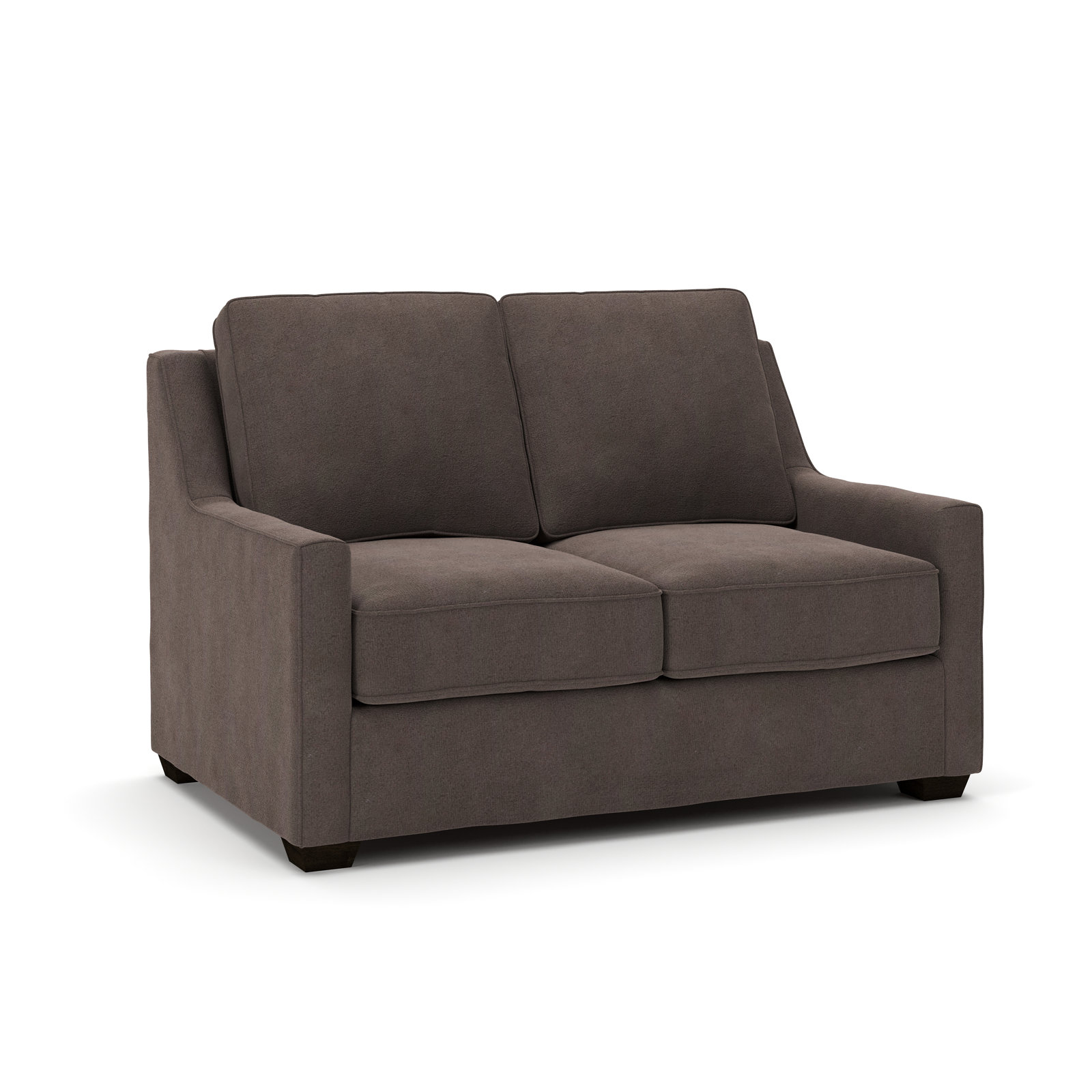 Gemi 56.5'' Upholstered Sofa, Bella Ash Performance Velvet