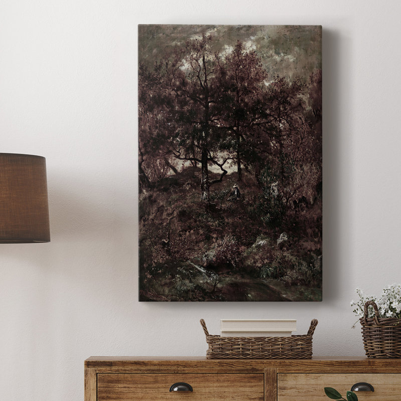 Paysage rétro CIV - galerie Cavas sur mesure, H 27 po x l 18 po