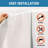 French Door Curtains Linen Textured Privacy Door Blinds Kitchen Window Curtains Waterproof Room Darkening Curtains for Glass Door Tie Up Shade, 1 Panel-945136282-945136281