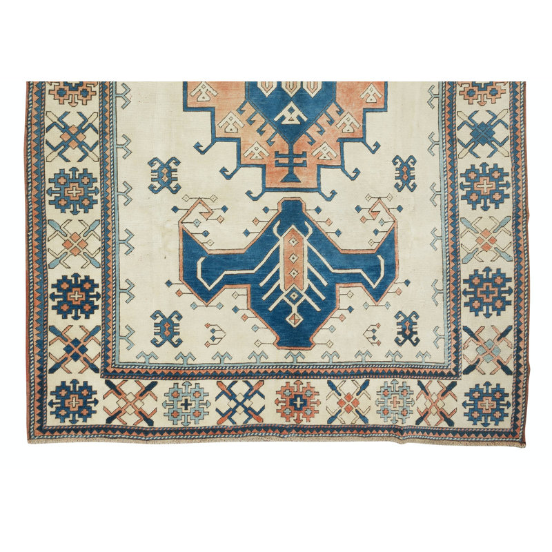 Tapis décoratif turc, tapis noué à la main, 100% laine
