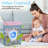 Bathroom Small Trash Can with Automatic Touchless Lid-115709130