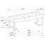 Banc rembourré capitonné Mira Vanilla Boucle-173712720