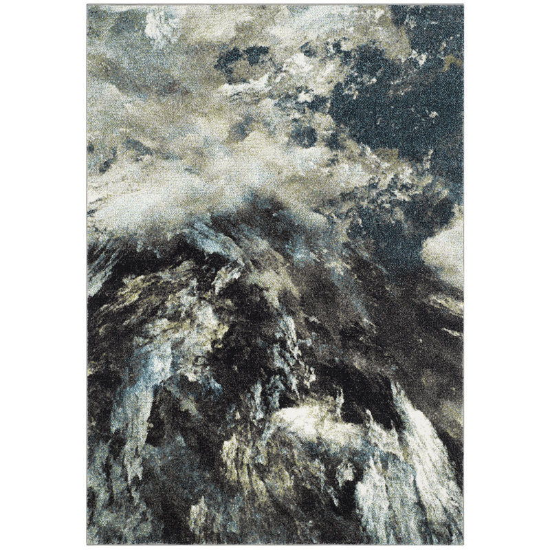 Leighton Performance Abstract Rug, Rectangle 10'6" x 14'