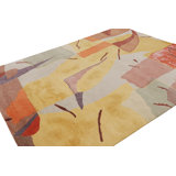 Hand Knotted Geometric Area Rug