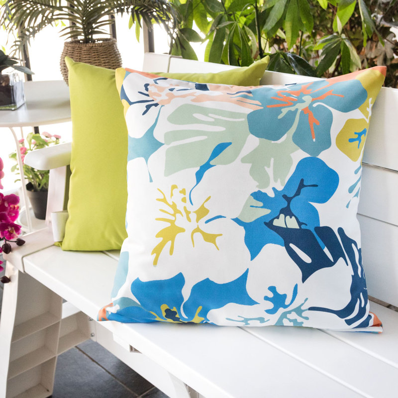 Bayviewpark Tropical Orchids Outdoor Throw Pillow, 20 x 20
