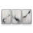 Opaque White Floater Framed