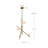 Amara 4 - Light Dimmable LED Sputnik Modern Linear Chandelier-88045273