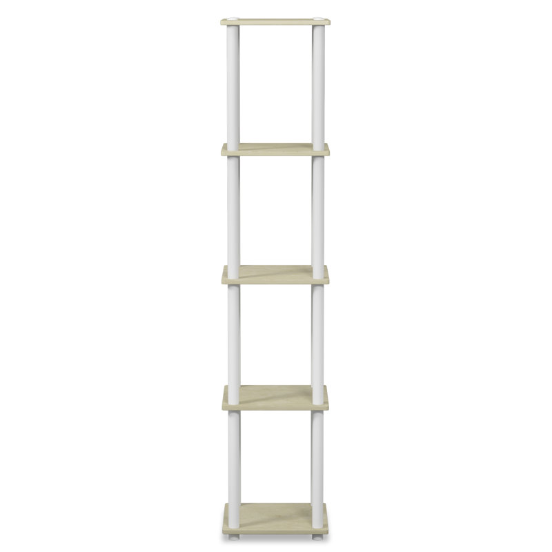 Juarez Bookcase, Marble Cream/White