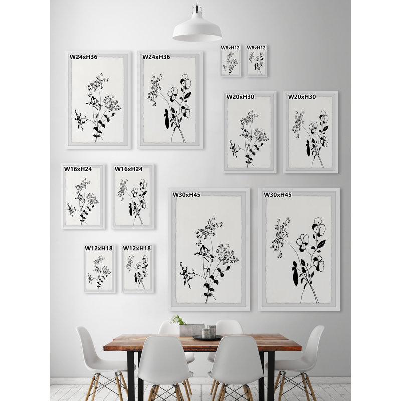 Flowers Are Happiness - 2 pièces, reproduction de cadre, L 24 po x H 36 po