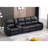 Vardie Faux Leather Power Reclining Sectional-100537850
