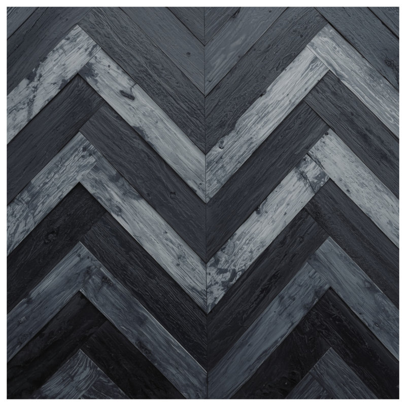 Tapisserie murale Chevron, H 68 po x l 80 po avec 4 œillets