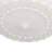 White Glass Semi Flush Ceiling Light