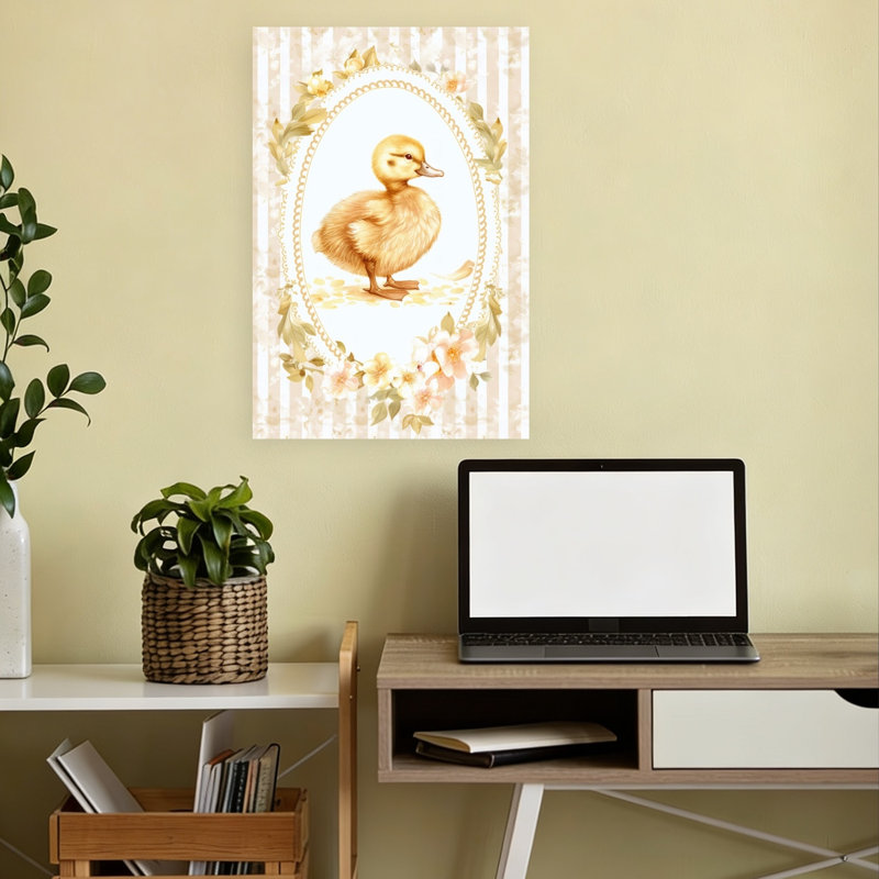 «Floral», reproduction d'art encadrée, 18" H x 12" W