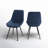 Veronica 18.5'' H Velvet Upholstered Side Chair-1422610209