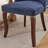 Seita Rayon Cloth Flocking Solid Wood Upholstered Dining Chairs-568567034