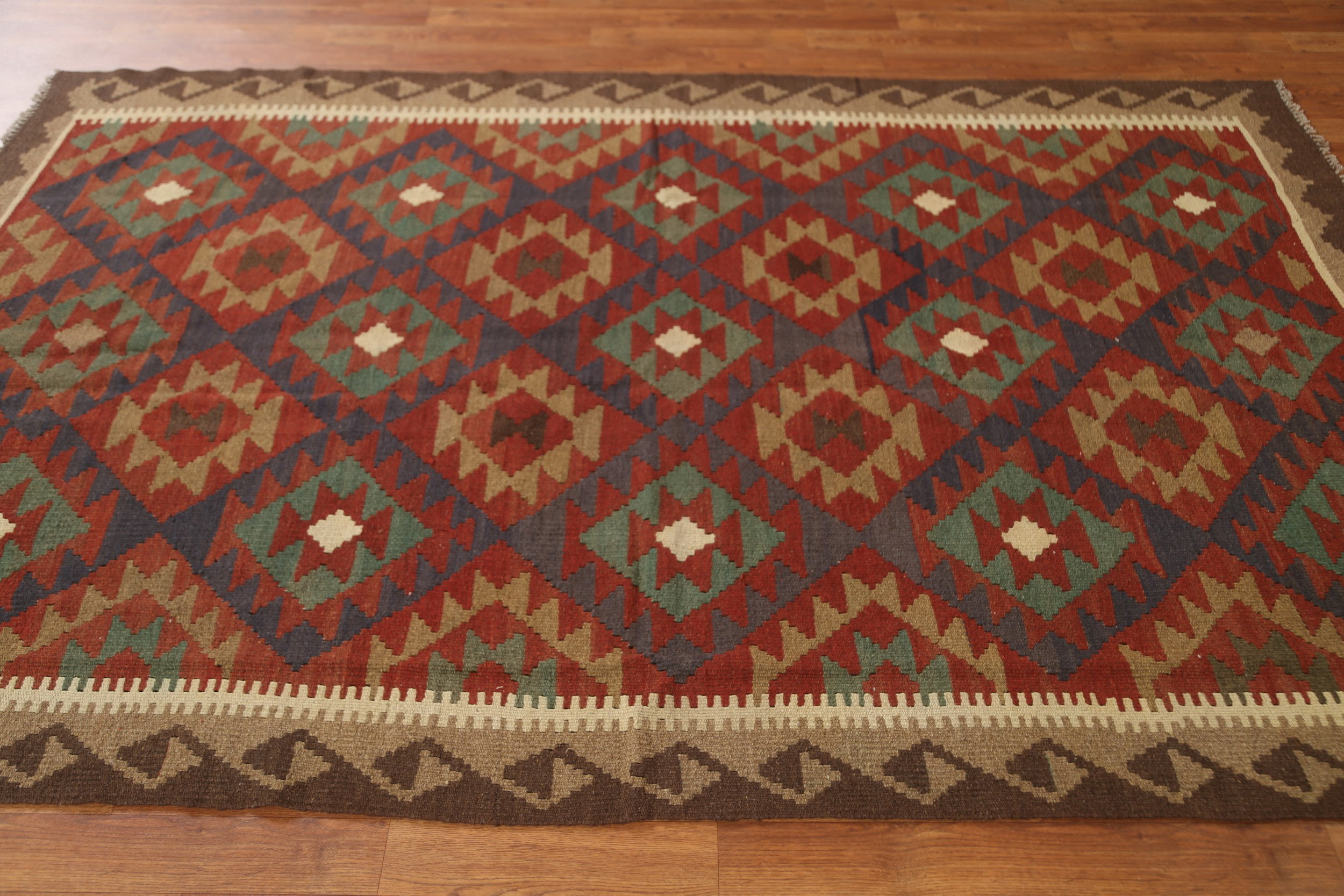 Bungalow Rose Kilim Oriental Area Rug 5x8 | Wayfair