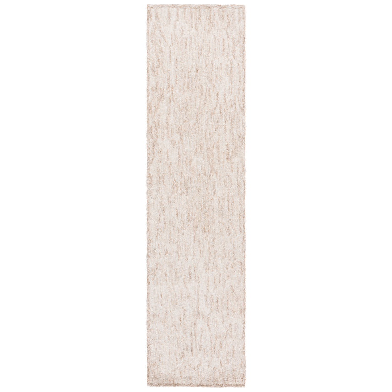 Ebony Hand Tufted Wool;Cotton Solid Color Rug, Runner 2'3" x 9'