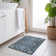 Premium Machine Washable Driessen AMF73 Blue Rug