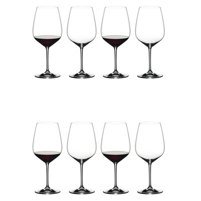 Riedel Heart To Heart Crystal Dishwasher Safe Cabernet Red Wine Glass 28.22oz Crystal Red Wine Glass