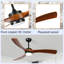 Ventilateur de plafond avec 3 pales en bois massif-1689583759