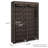 Double Row 10 Layer Shoe Cabinet Iron Pipes Non Woven Fabric Plastic 45.28X11.81X62.99In-870297068